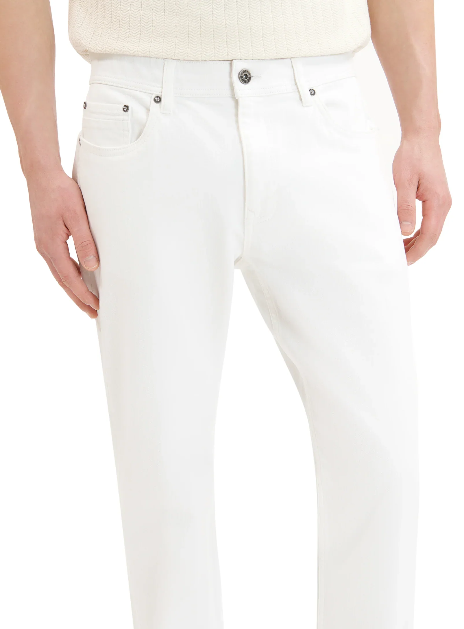 Classic Fit Denim - White - Image 3