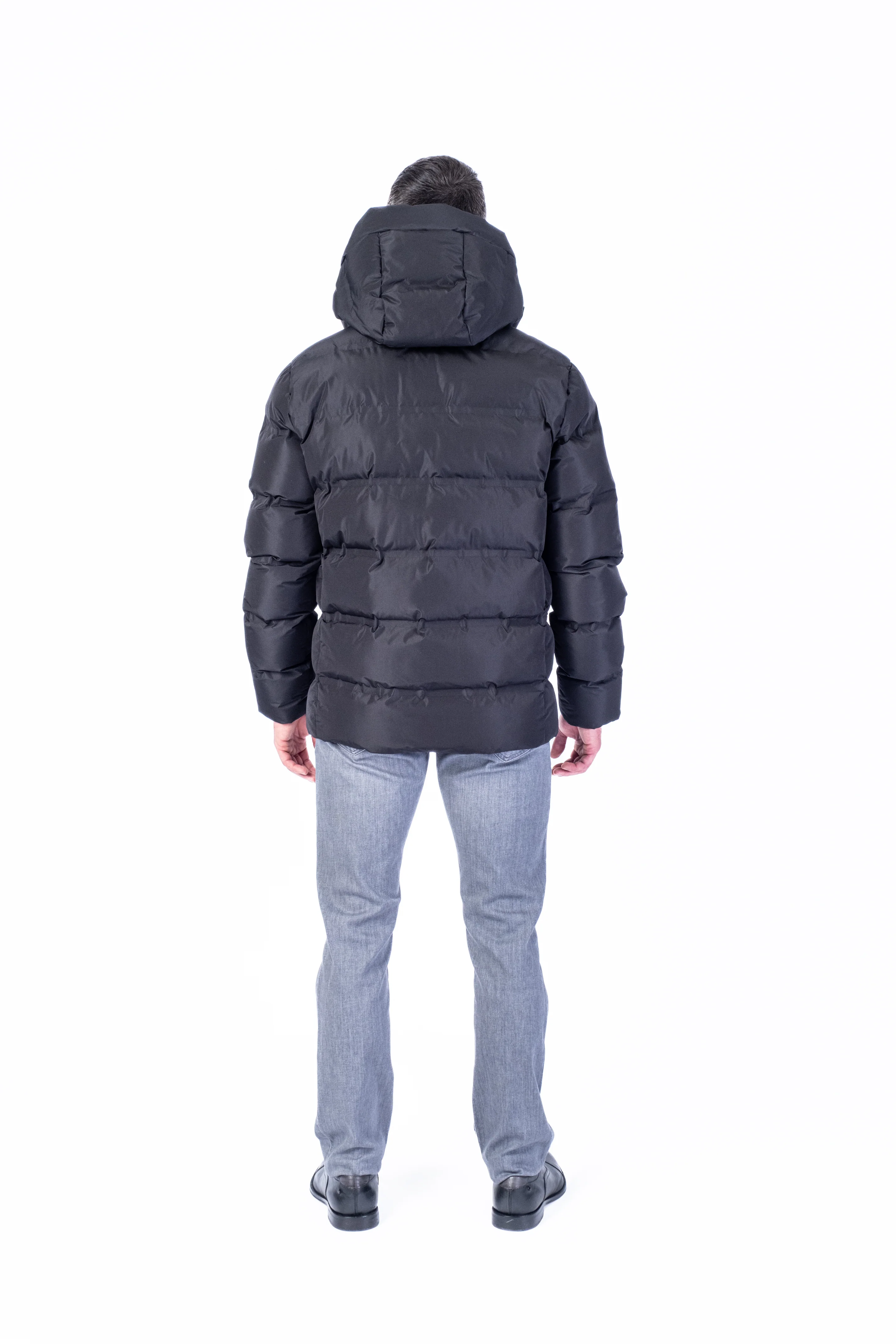 "ANTONIE" Mid-Weight Heat Sealed Puffer - Black - Image 5