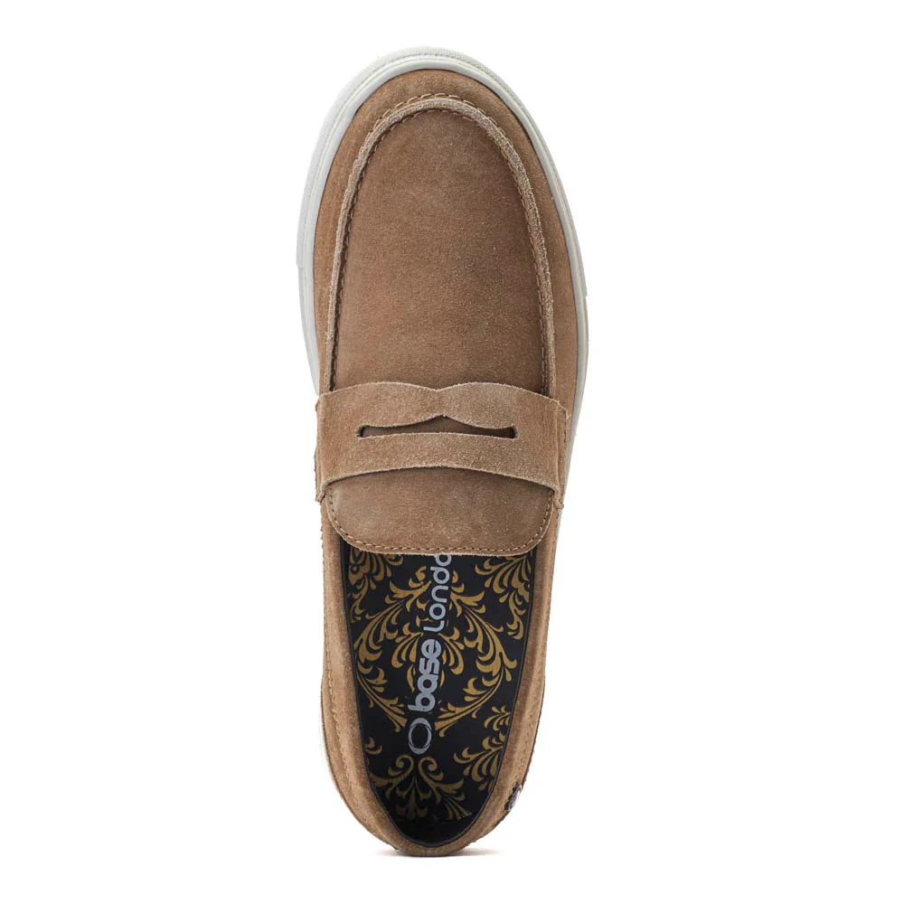 Flynn Suede Loafer Shoe - Sand - Image 4