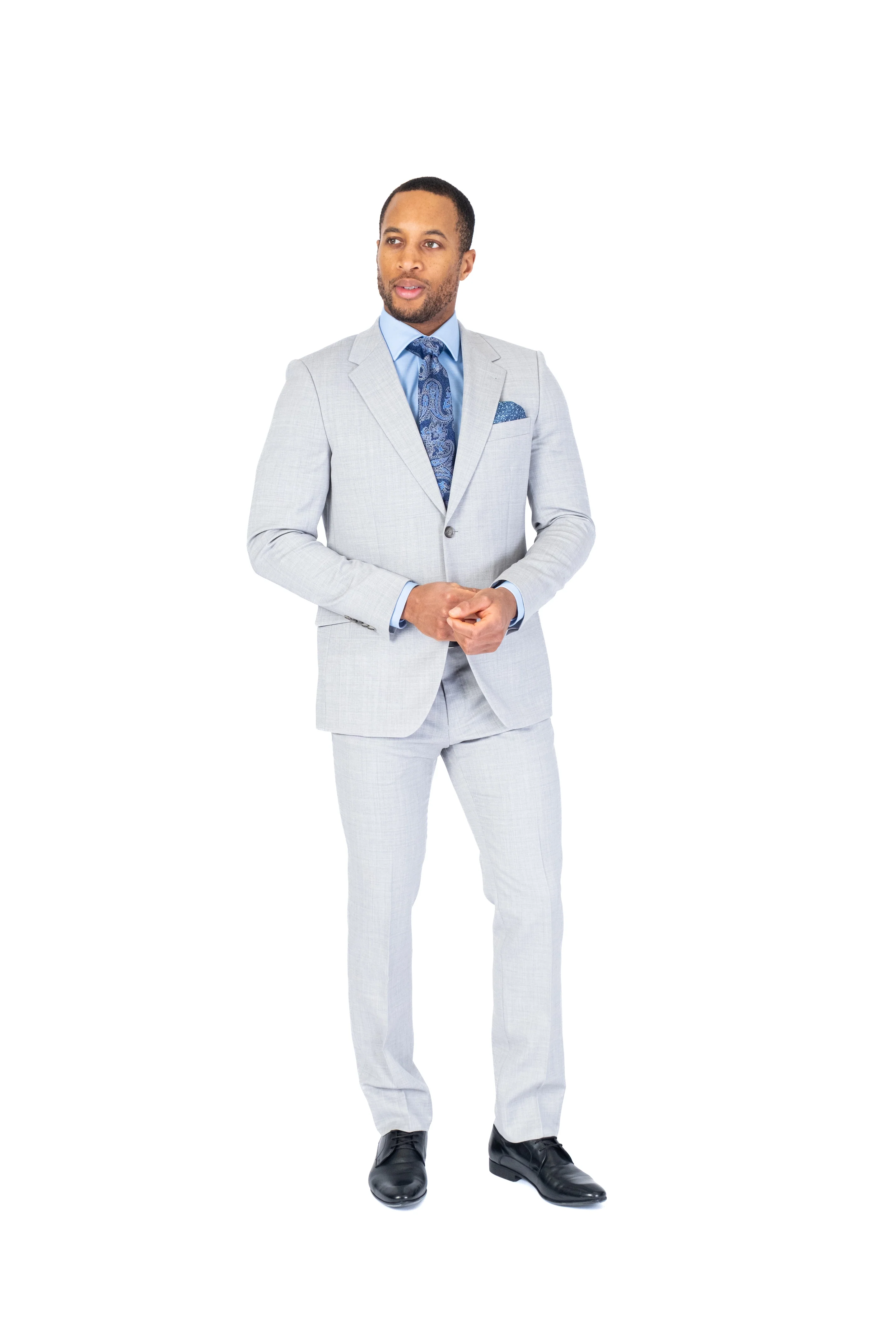 Marzotto Wool End-on-End Suit - Image 3