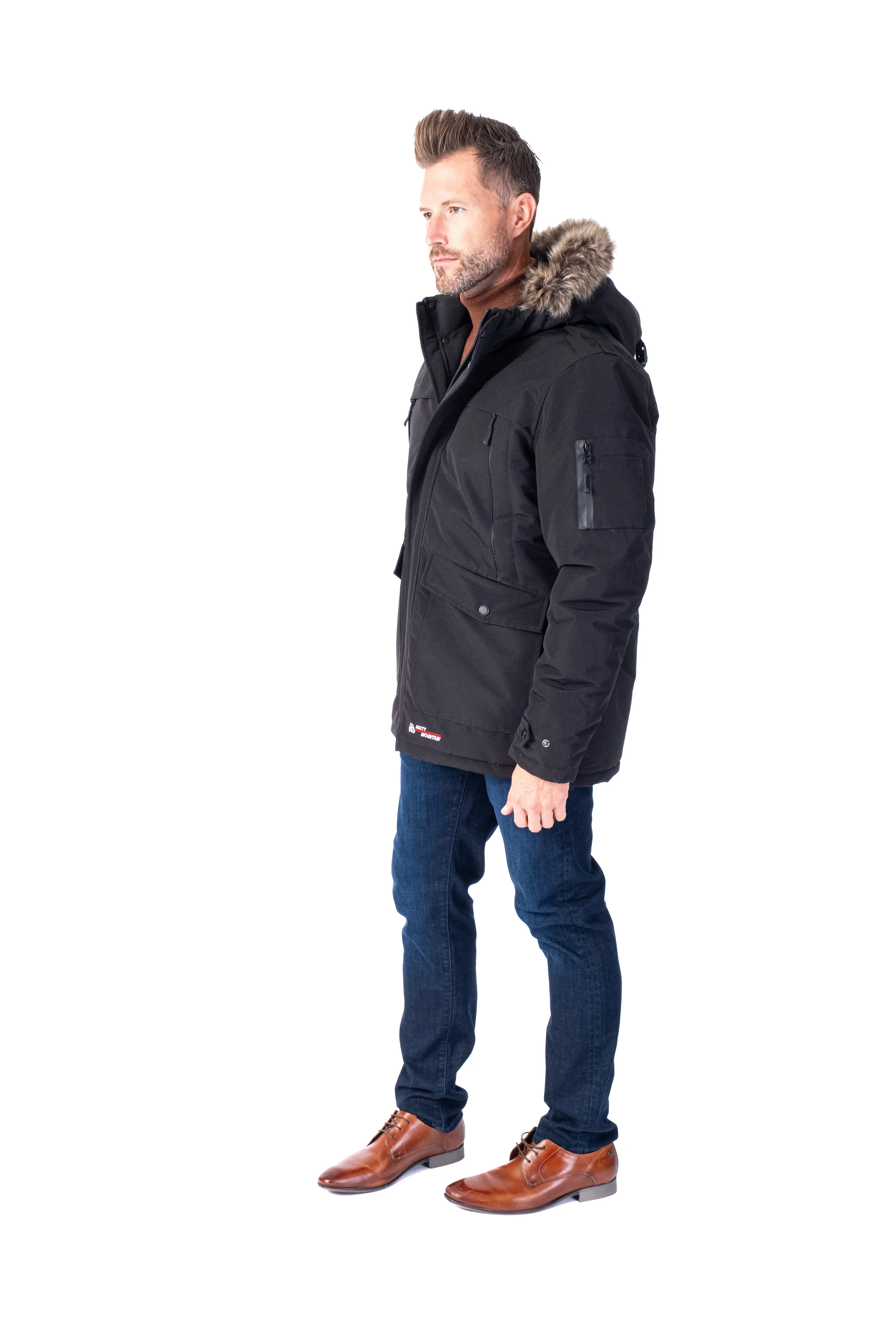 Insulated Parka "Matrix" - Black - Image 2