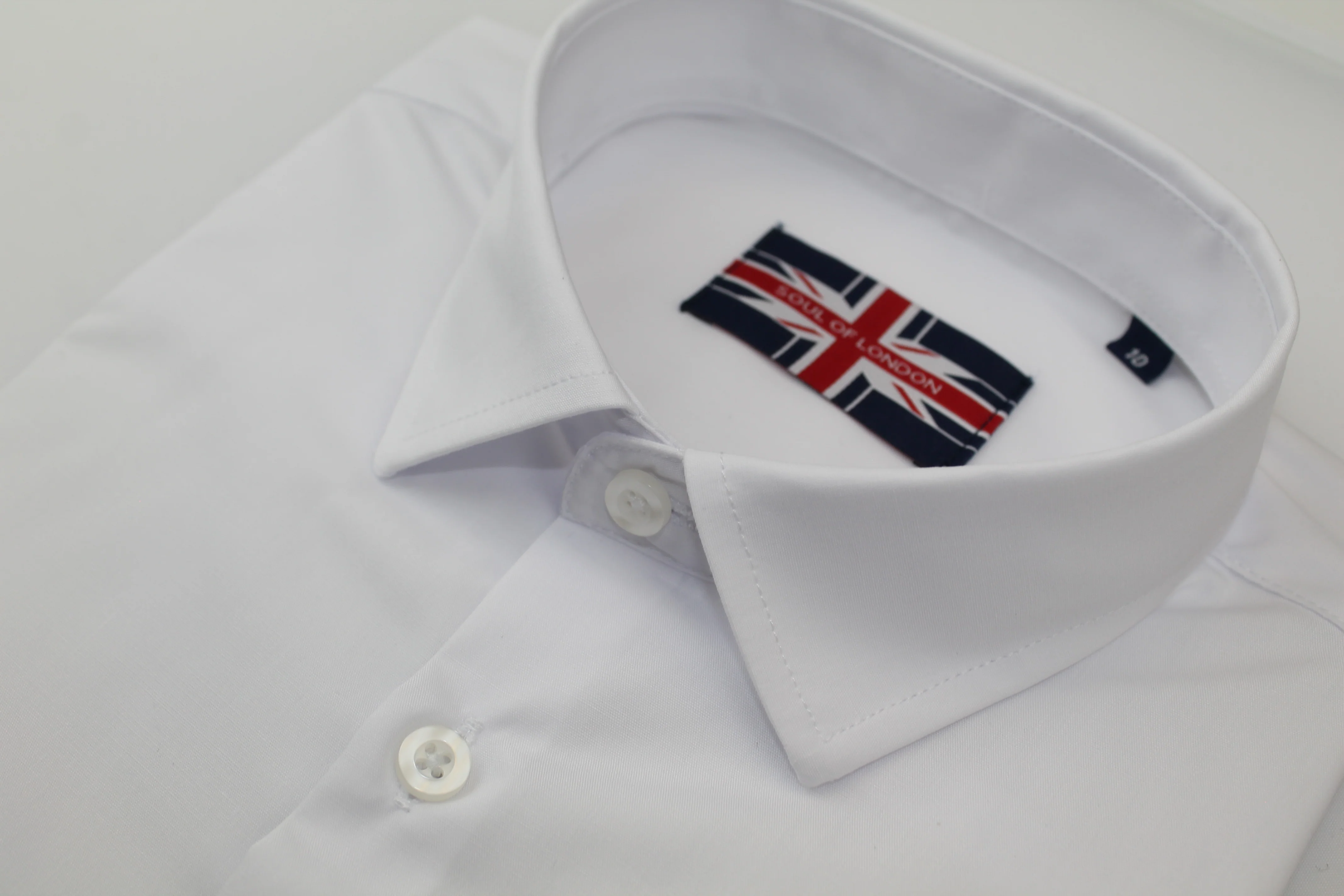 Kids Solid Dress Shirt - Image 6