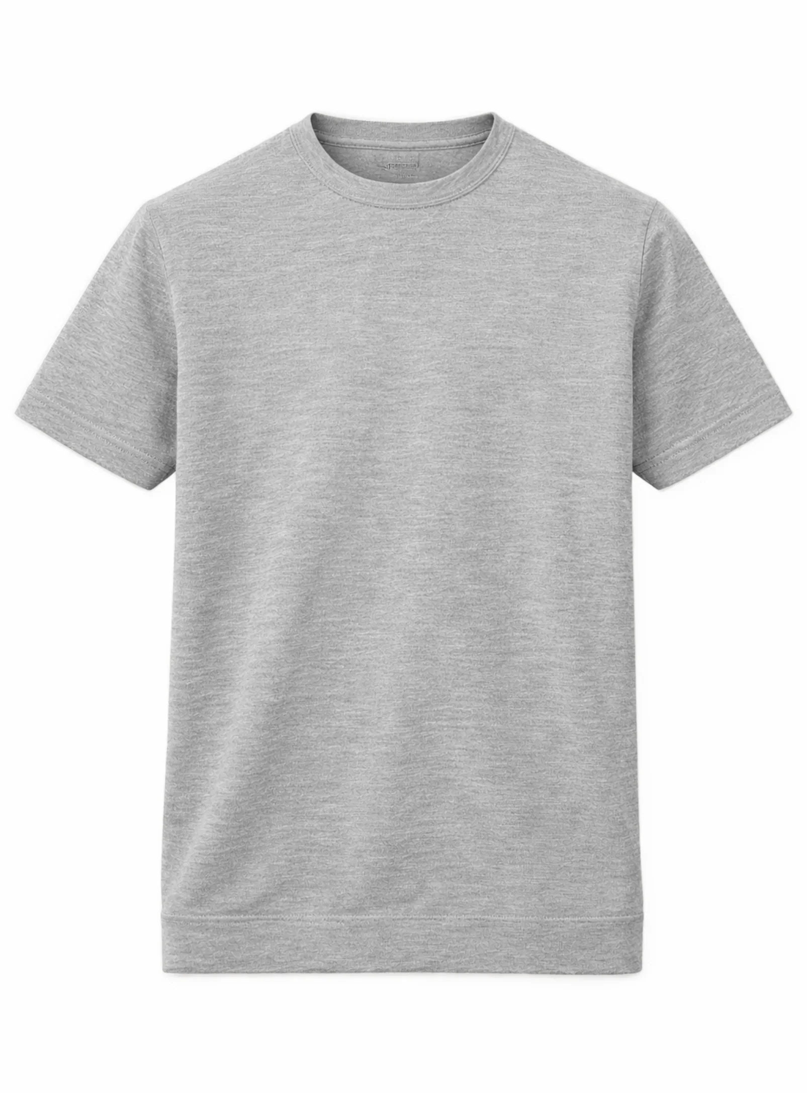 Light Knit Cotton Crew - Cement - Image 3