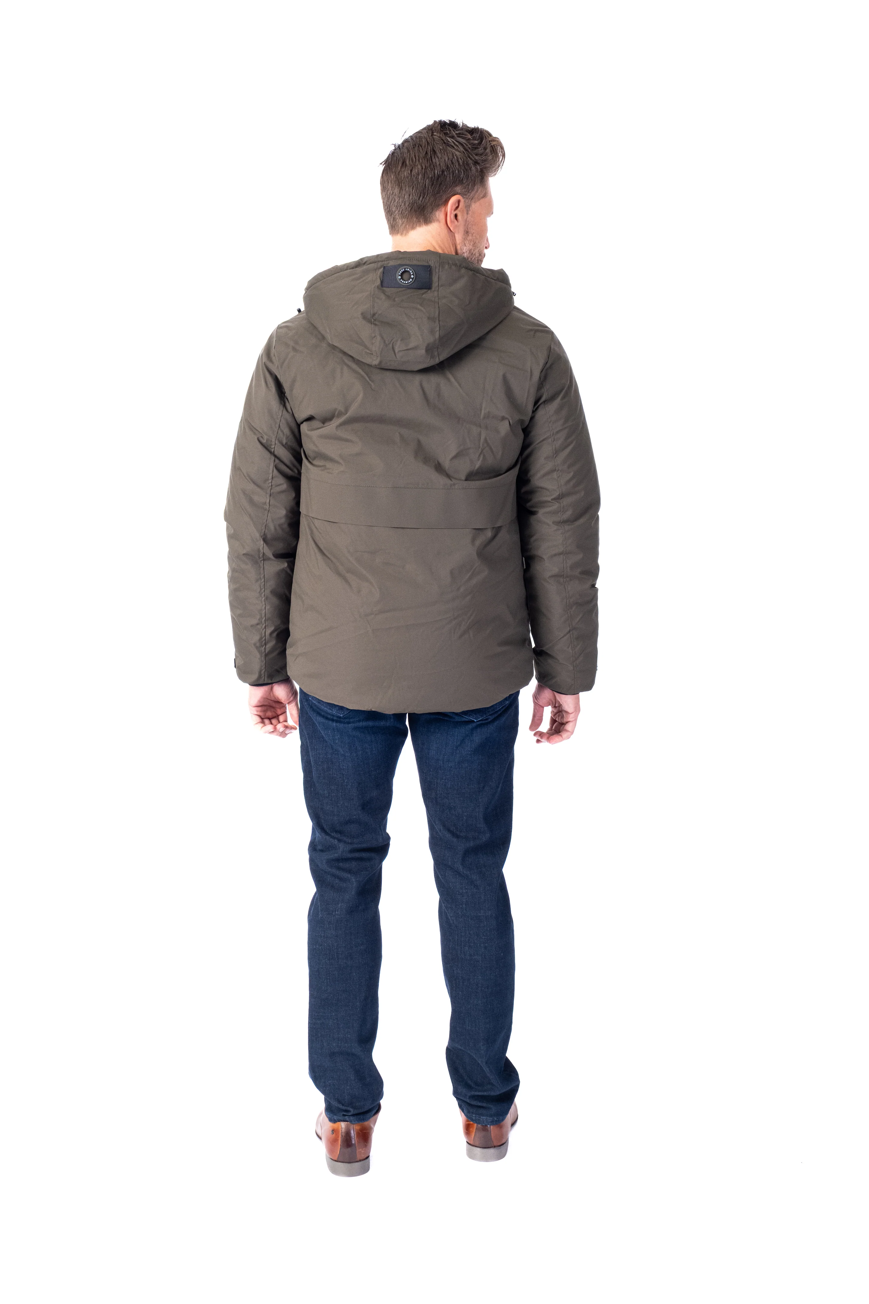 Light Weight Tech Puffer Bomber - Green - Image 4
