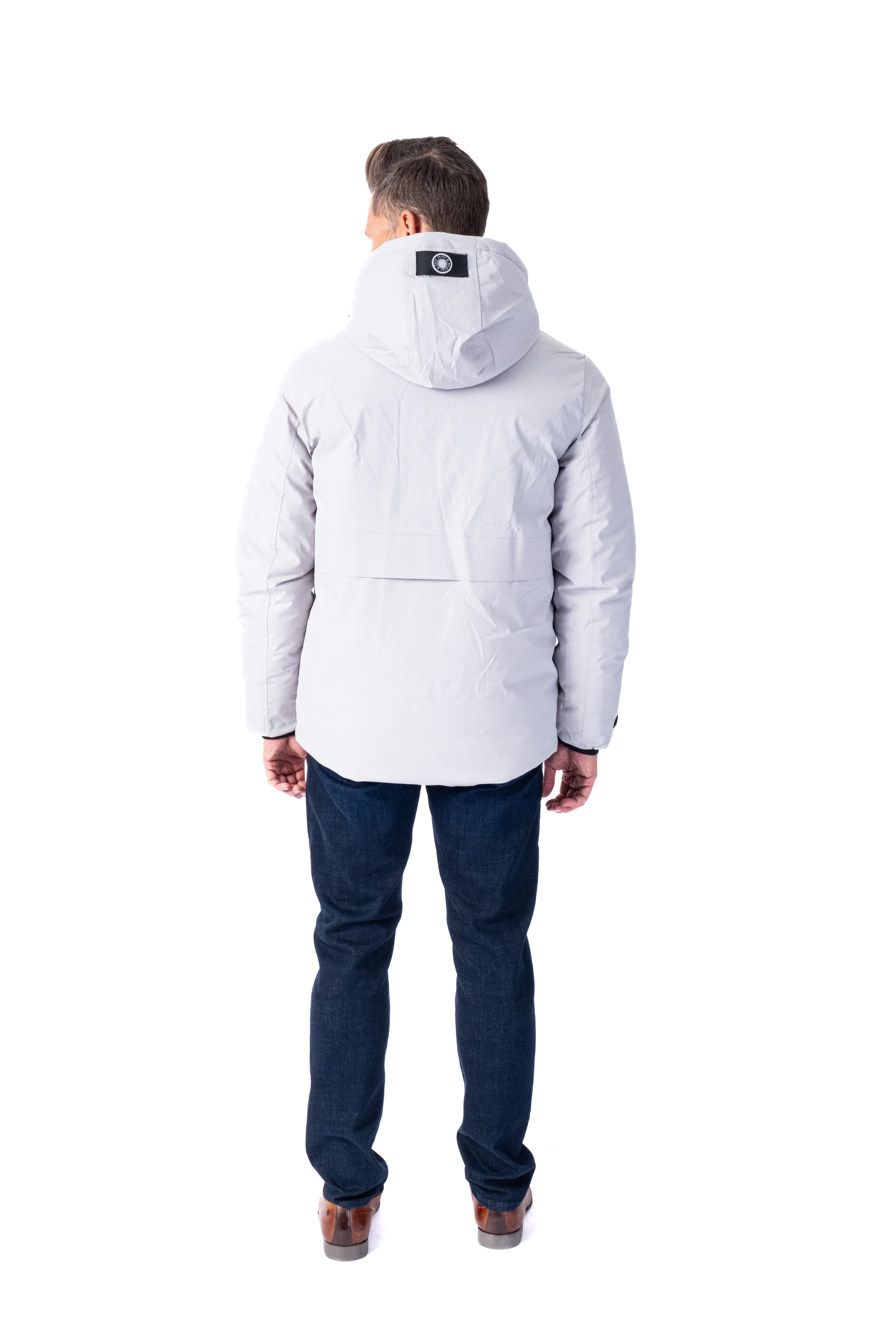Light Weight Tech Puffer Bomber - White - Image 4