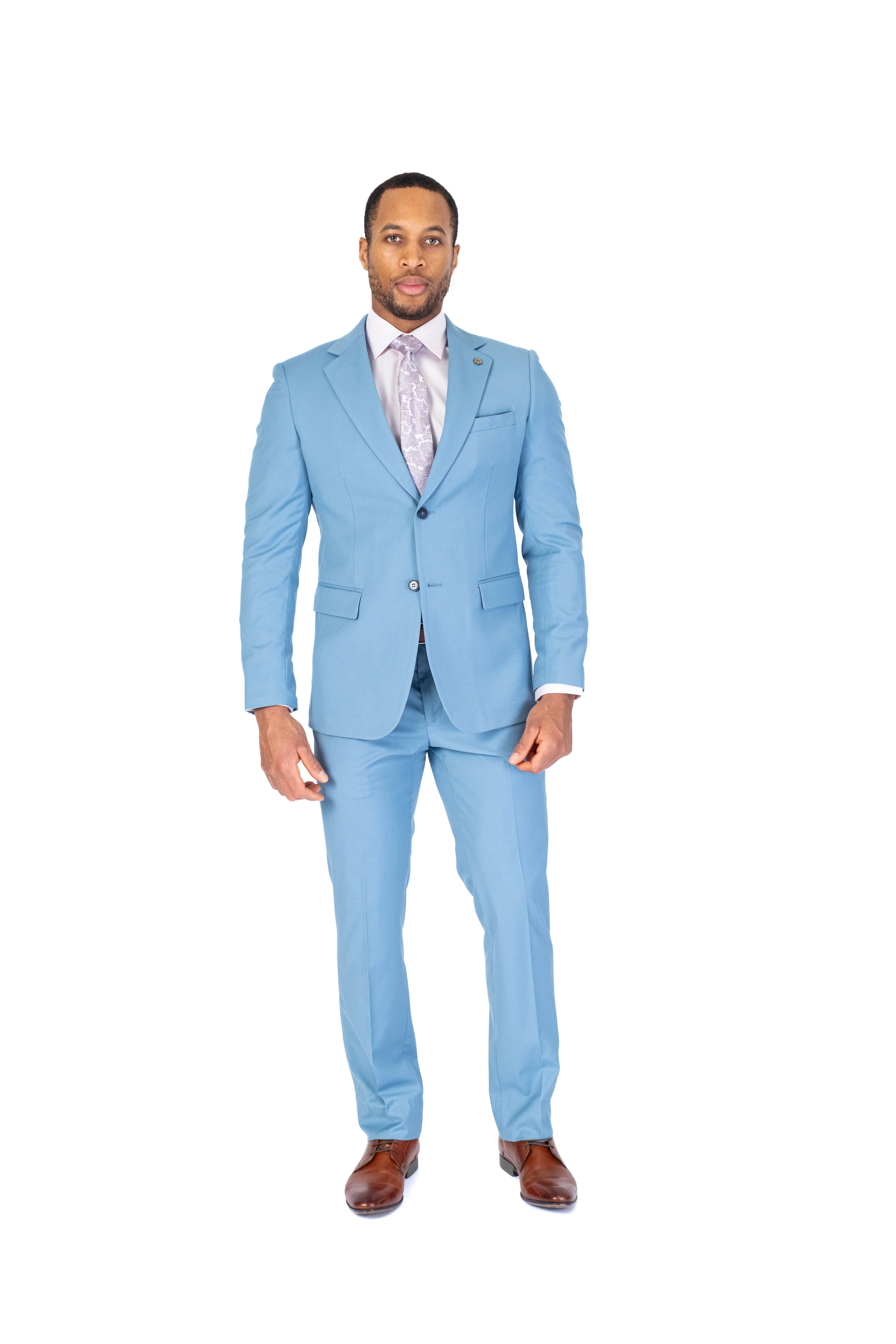 Modern Fit Solid Suit - Image 2