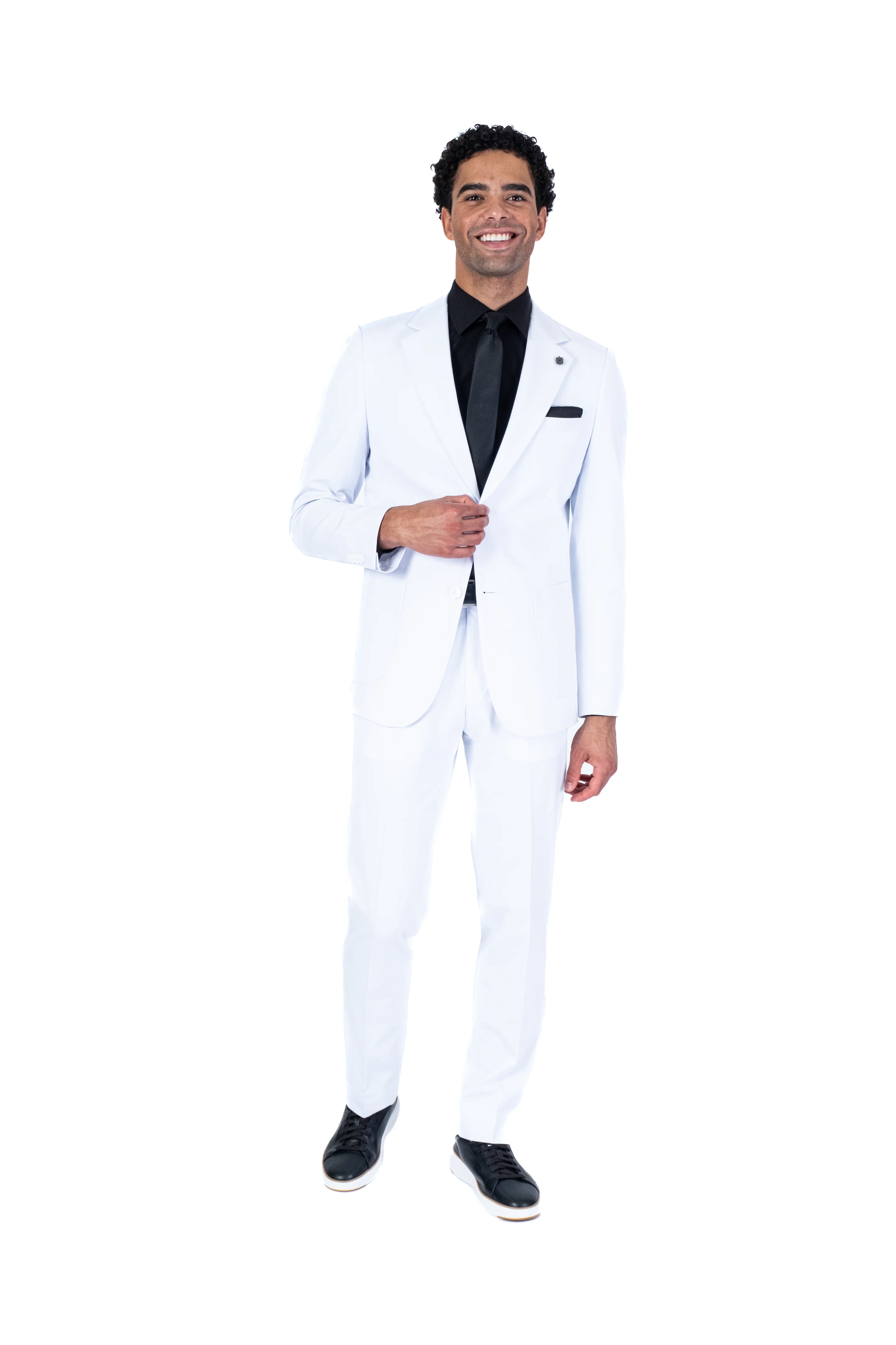 Modern Fit Solid Suit - Image 6