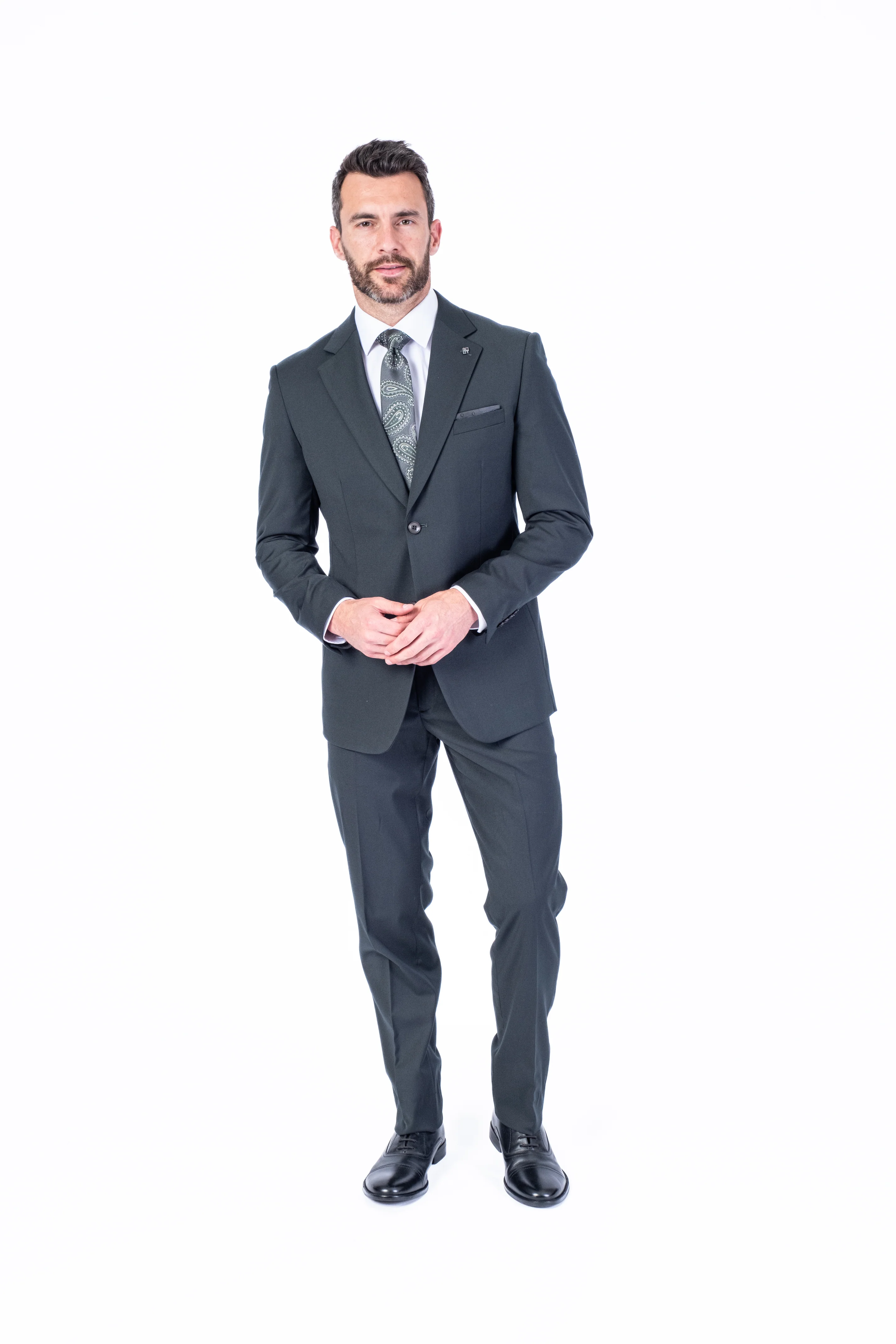 Modern Fit Solid Suit - Image 8