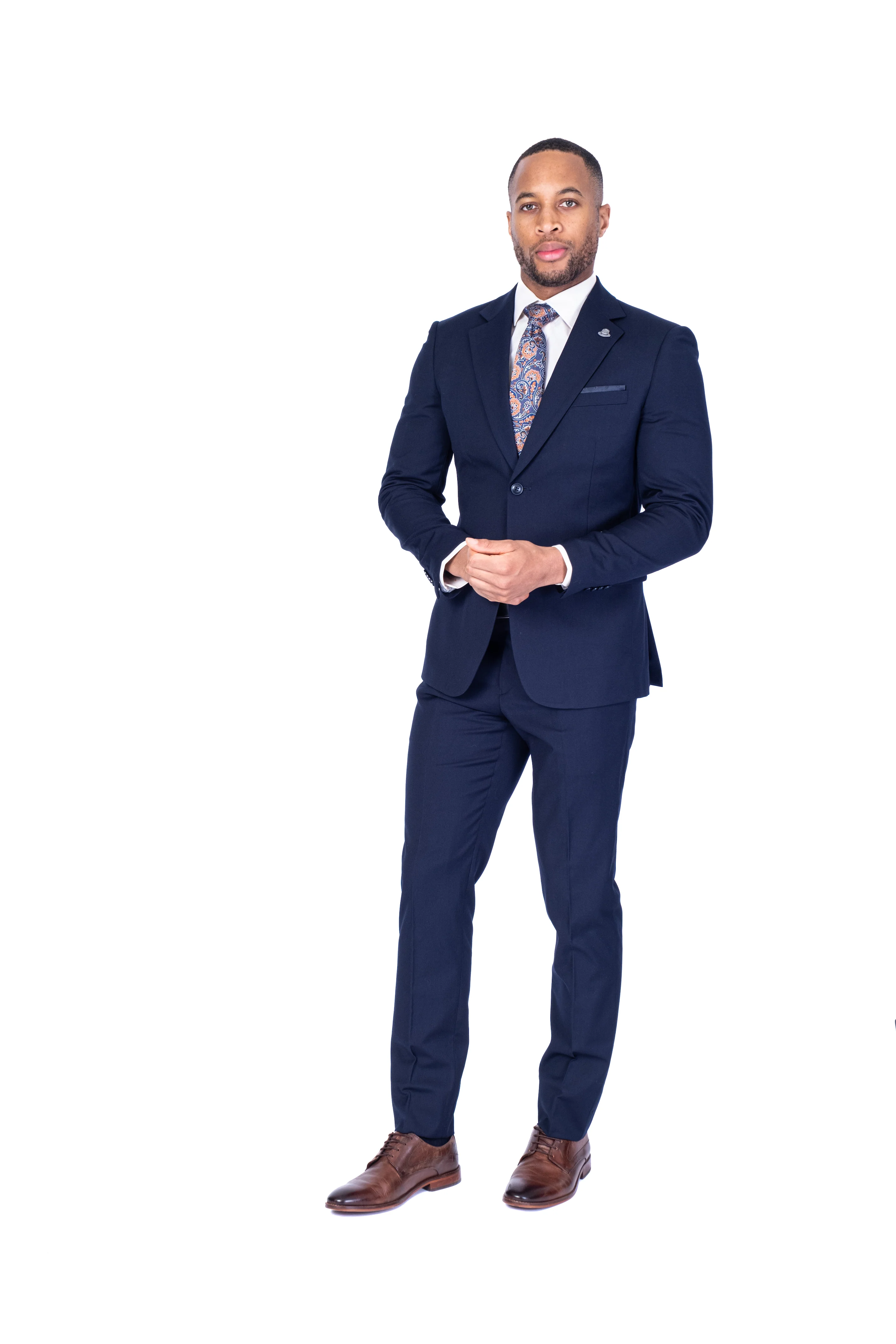 Modern Fit Solid Suit - Image 9