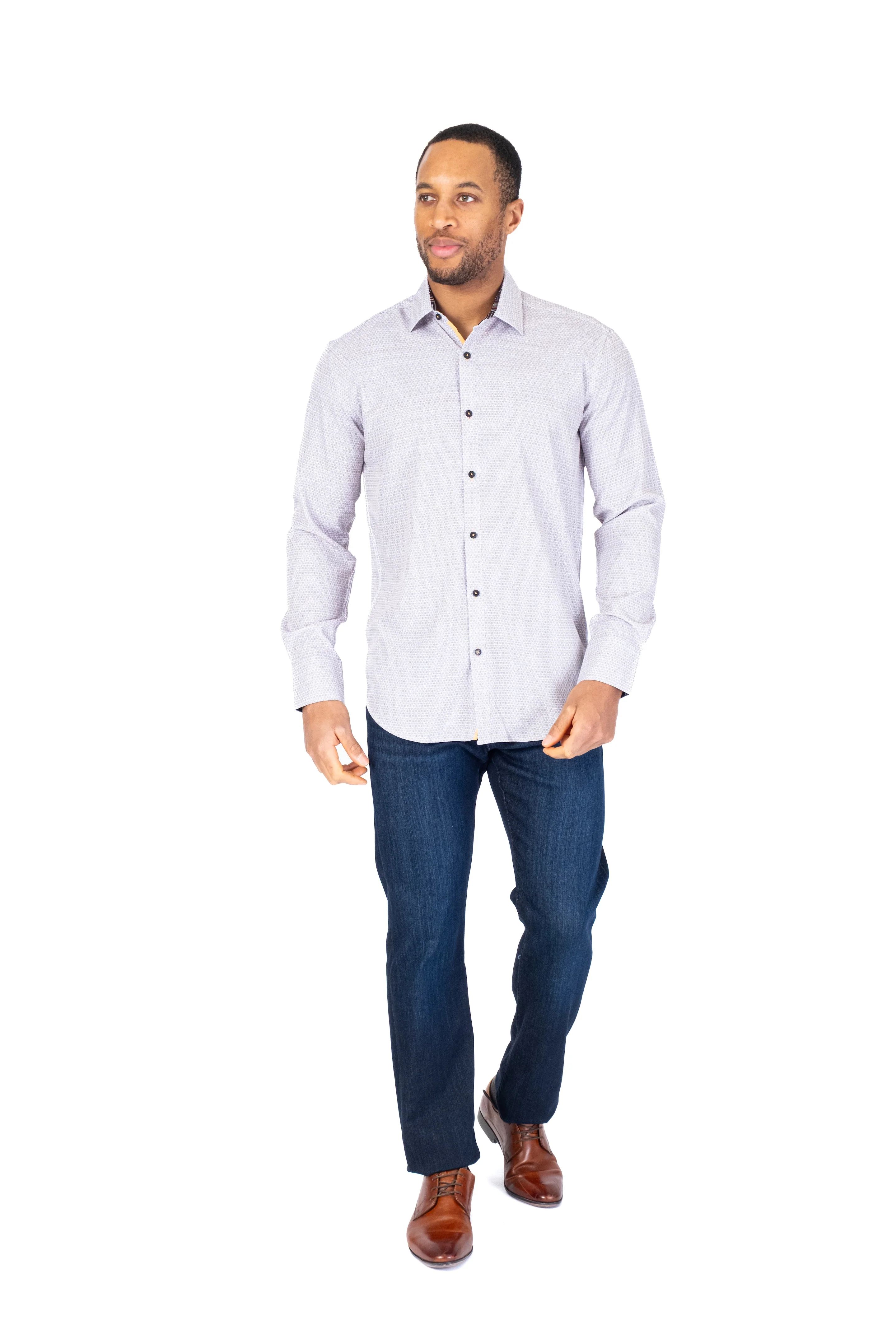 Small Floral Print "Aria" Shirt - Cream - Image 2