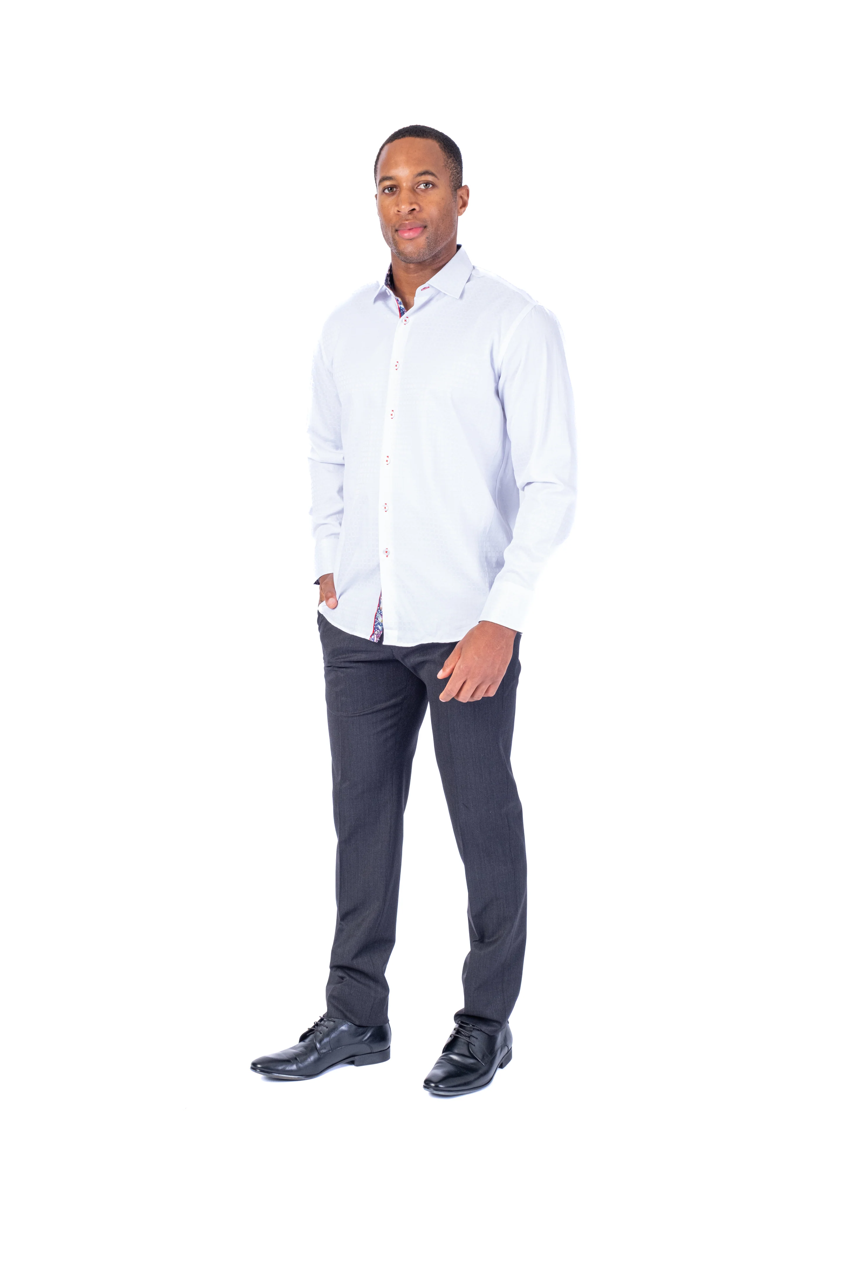 Tonal Check "Ken" Sport Shirt - Image 6