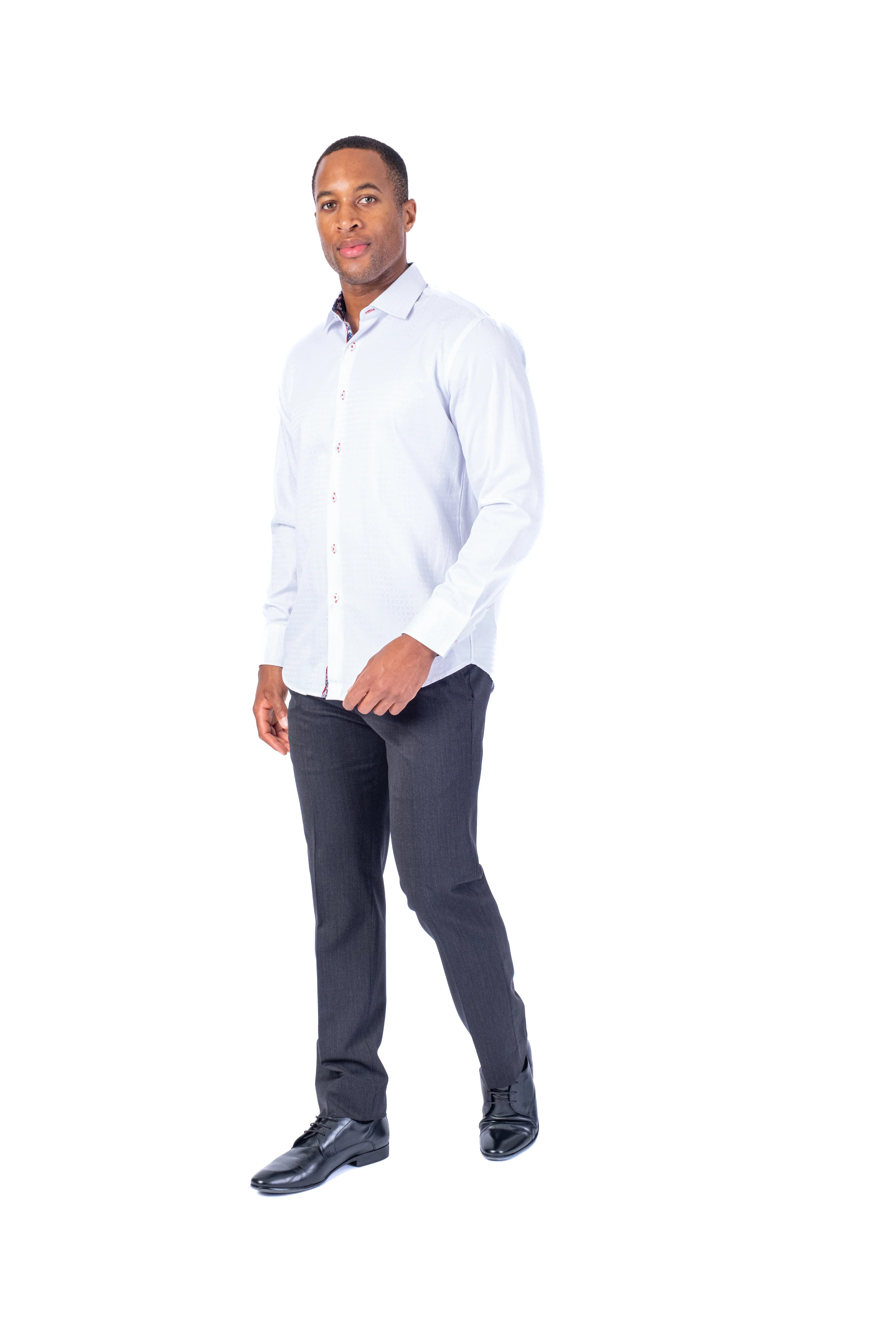 Tonal Check "Ken" Sport Shirt - Image 7