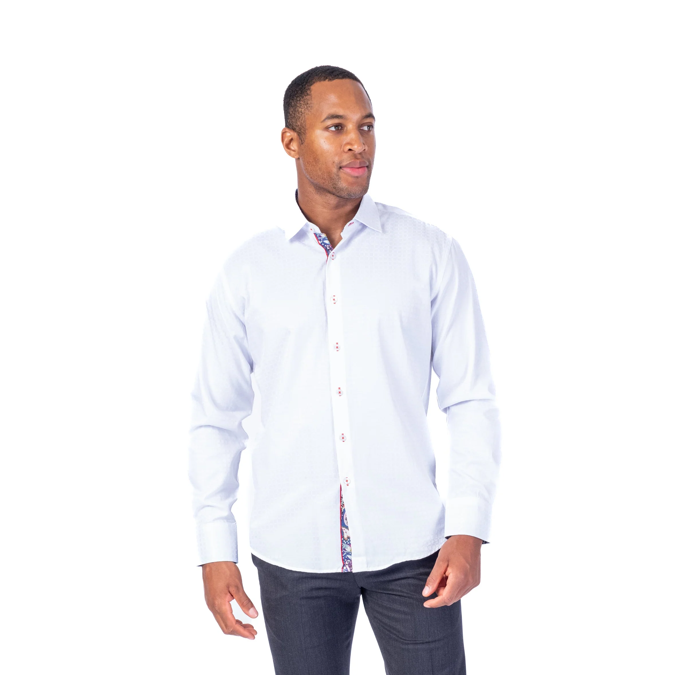 Tonal Check "Ken" Sport Shirt - Image 8