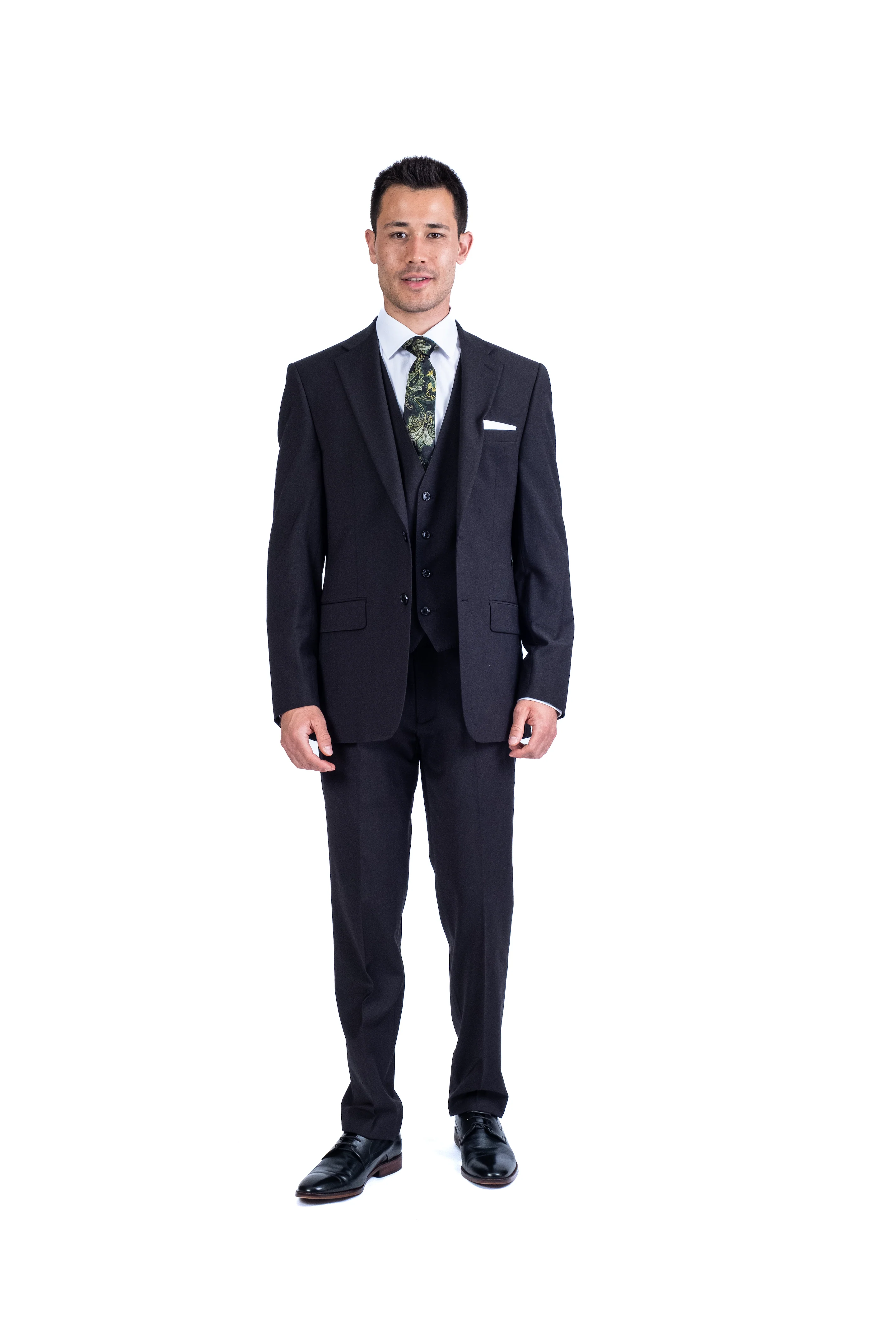 Wool/Stretch Separates Vest - Black - Image 3