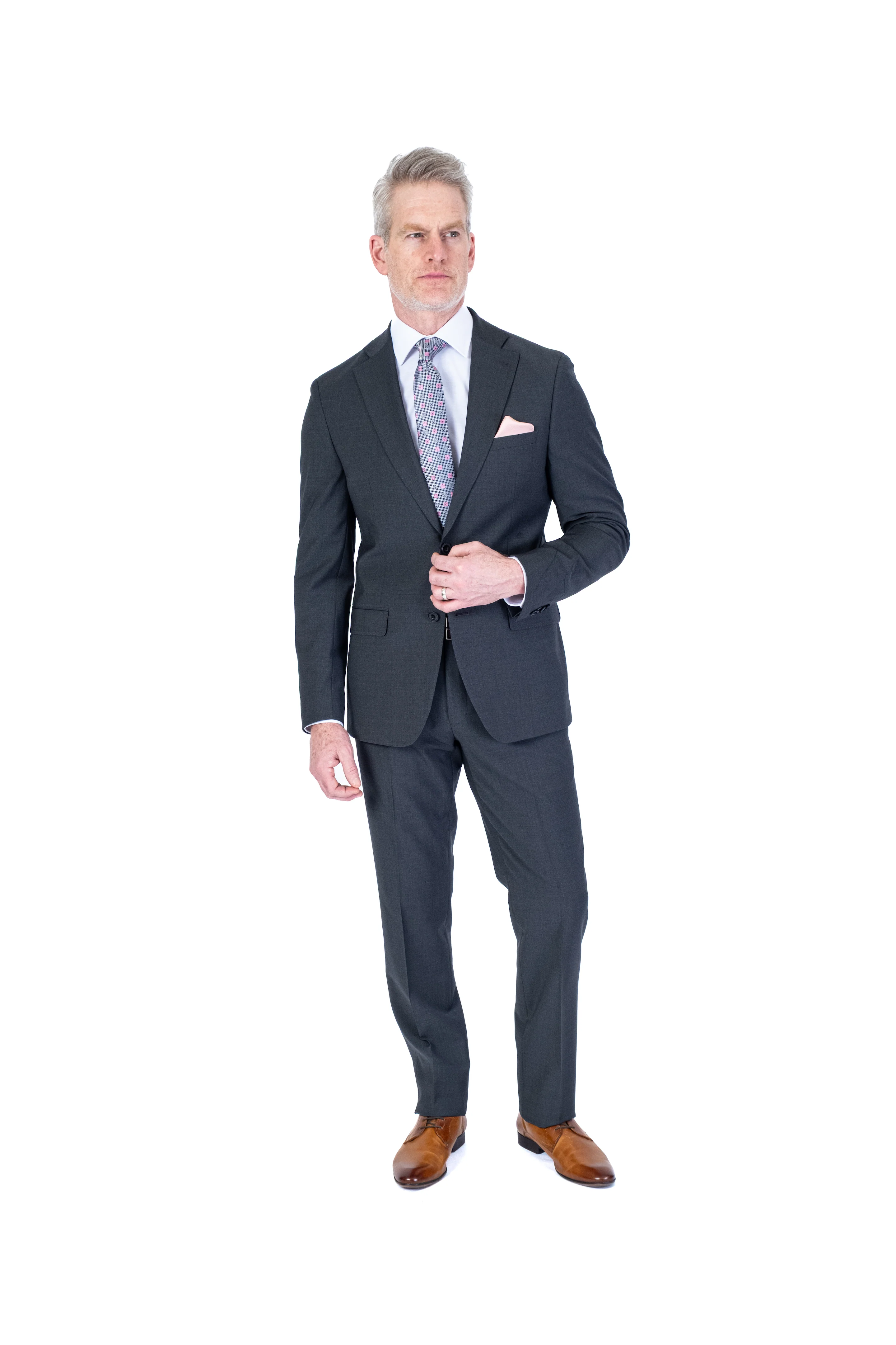 X-Slim MK Solid Suit - Charcoal - Image 3